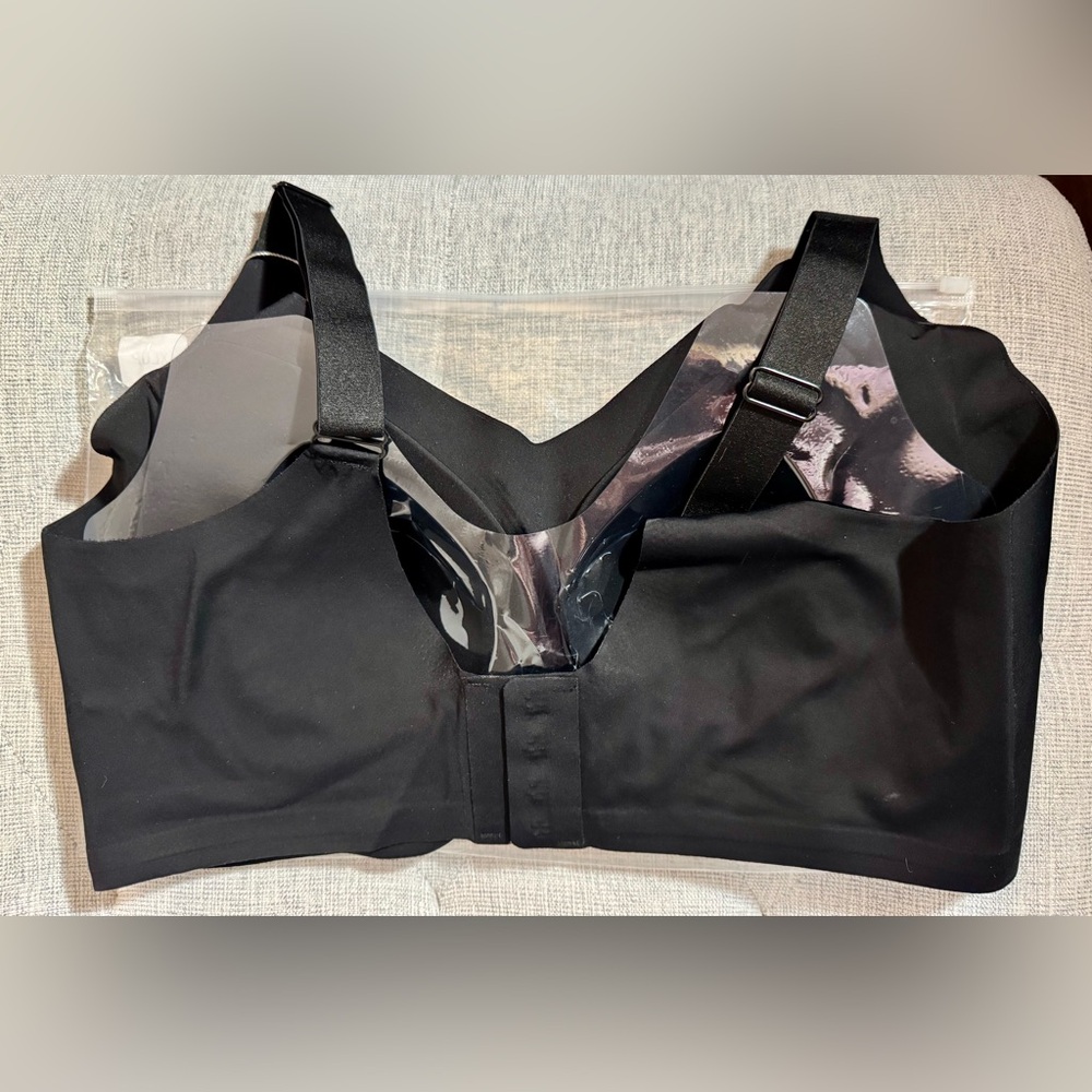 LushFitting Powerful Push-Up Seamless Bra Pure Black - 4XL - NWT - Picture 13 of 16